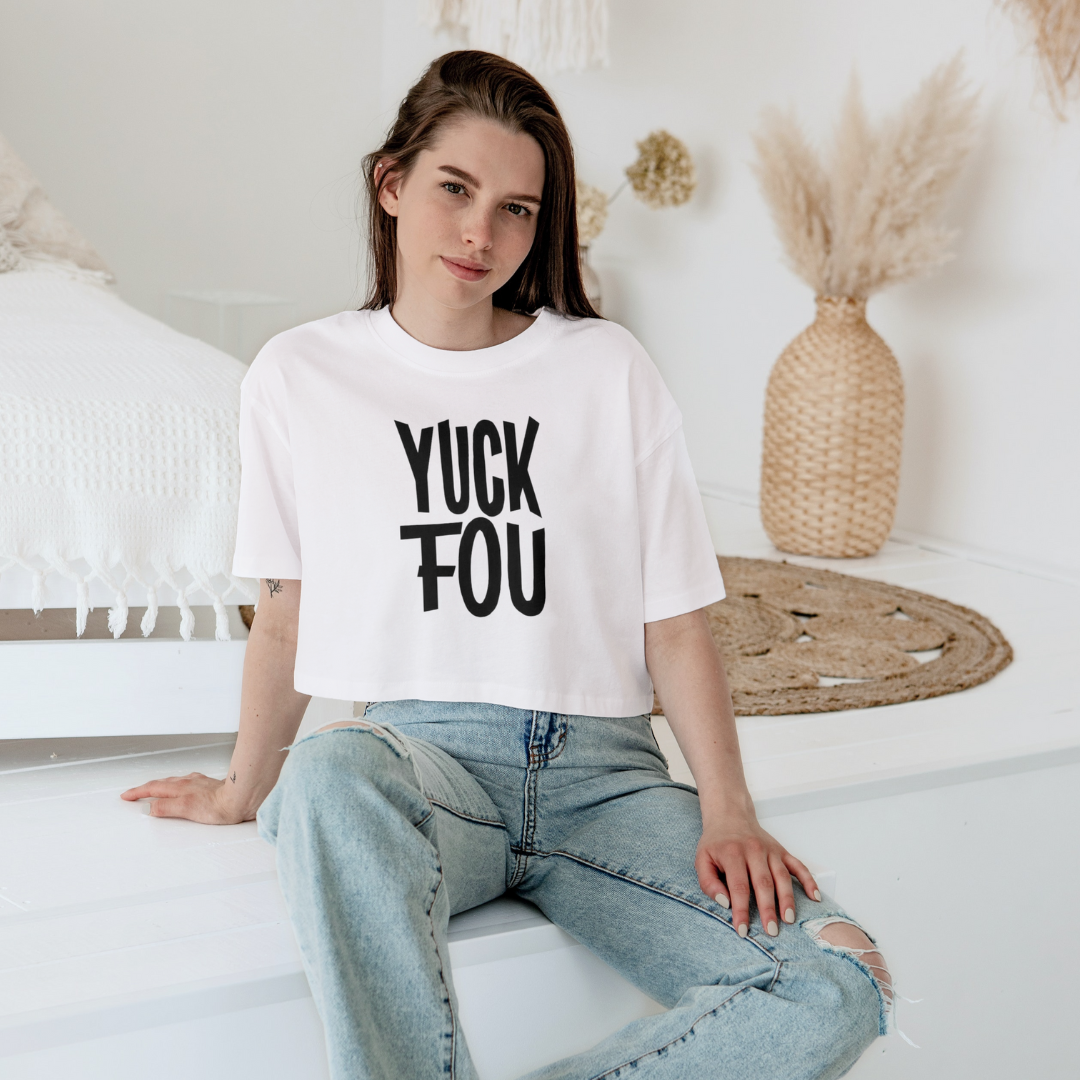 Yuck Fou Women's Valentines Crop Top