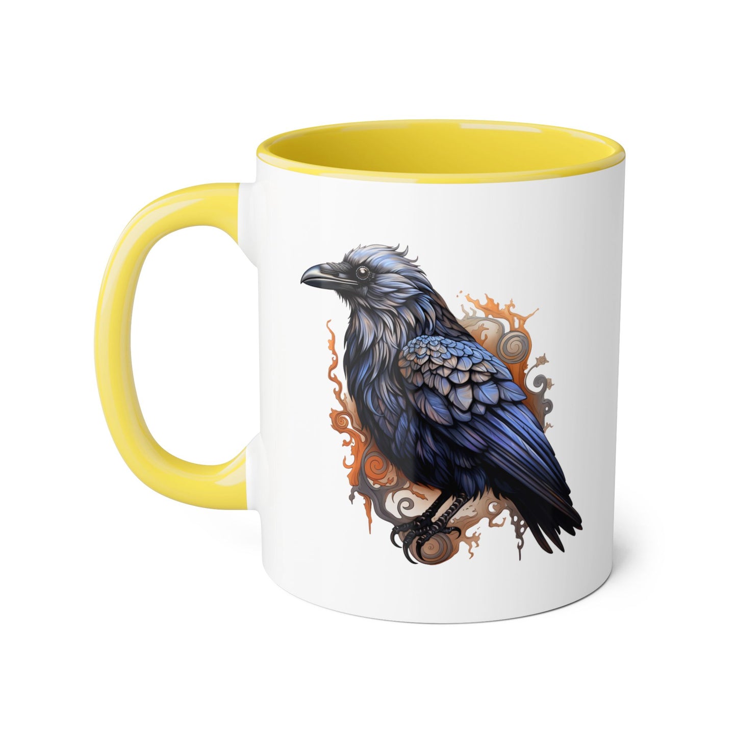 Raven 11 0z two tone ceramic mug