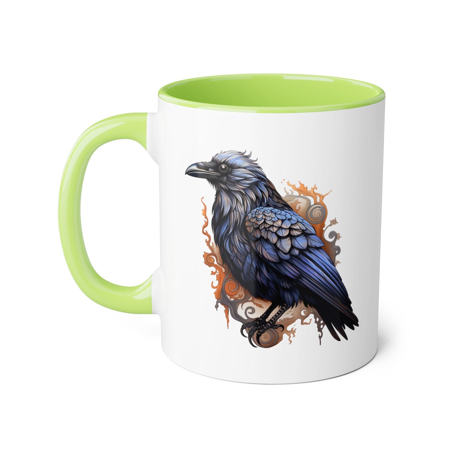 Raven 11 0z two tone ceramic mug
