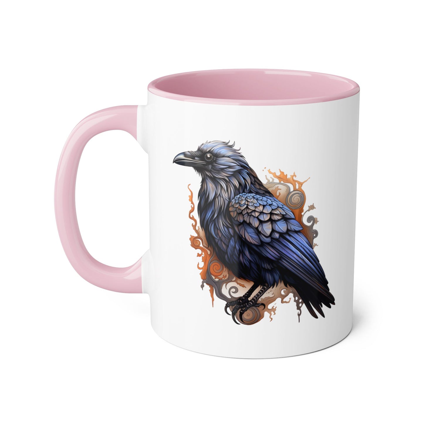 Raven 11 0z two tone ceramic mug