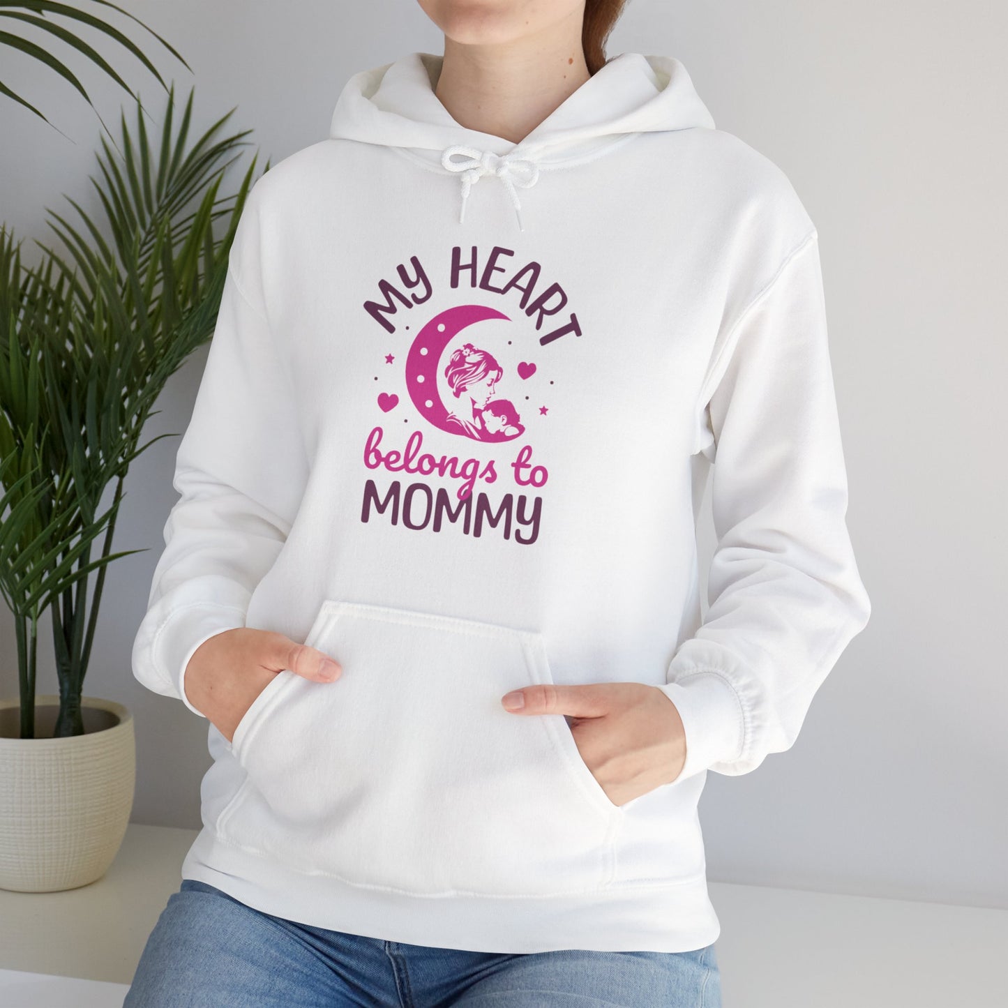 My Heart Belongs To Mommy Hoodie.