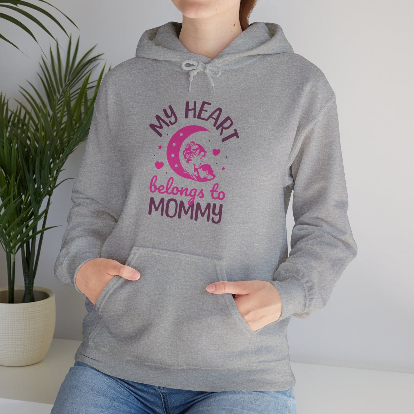 My Heart Belongs To Mommy Hoodie.