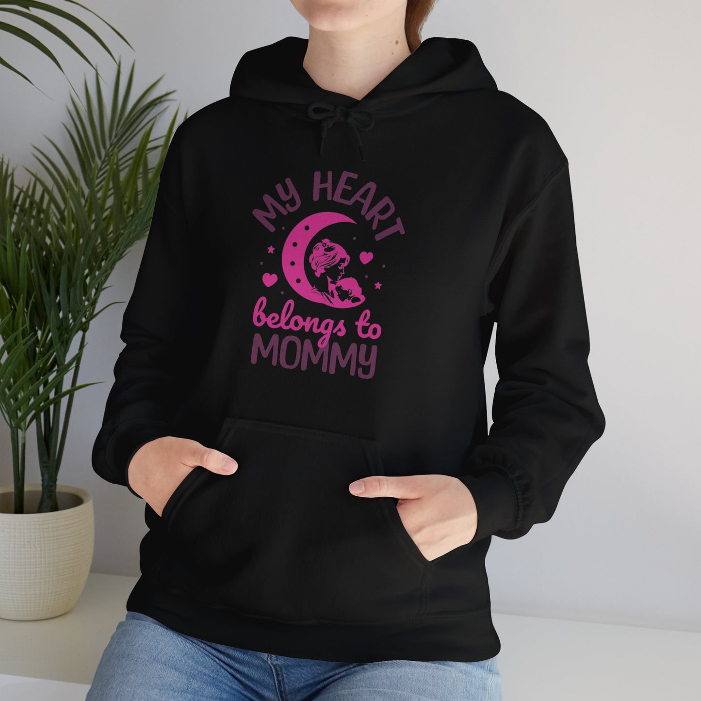 My Heart Belongs To Mommy Hoodie.