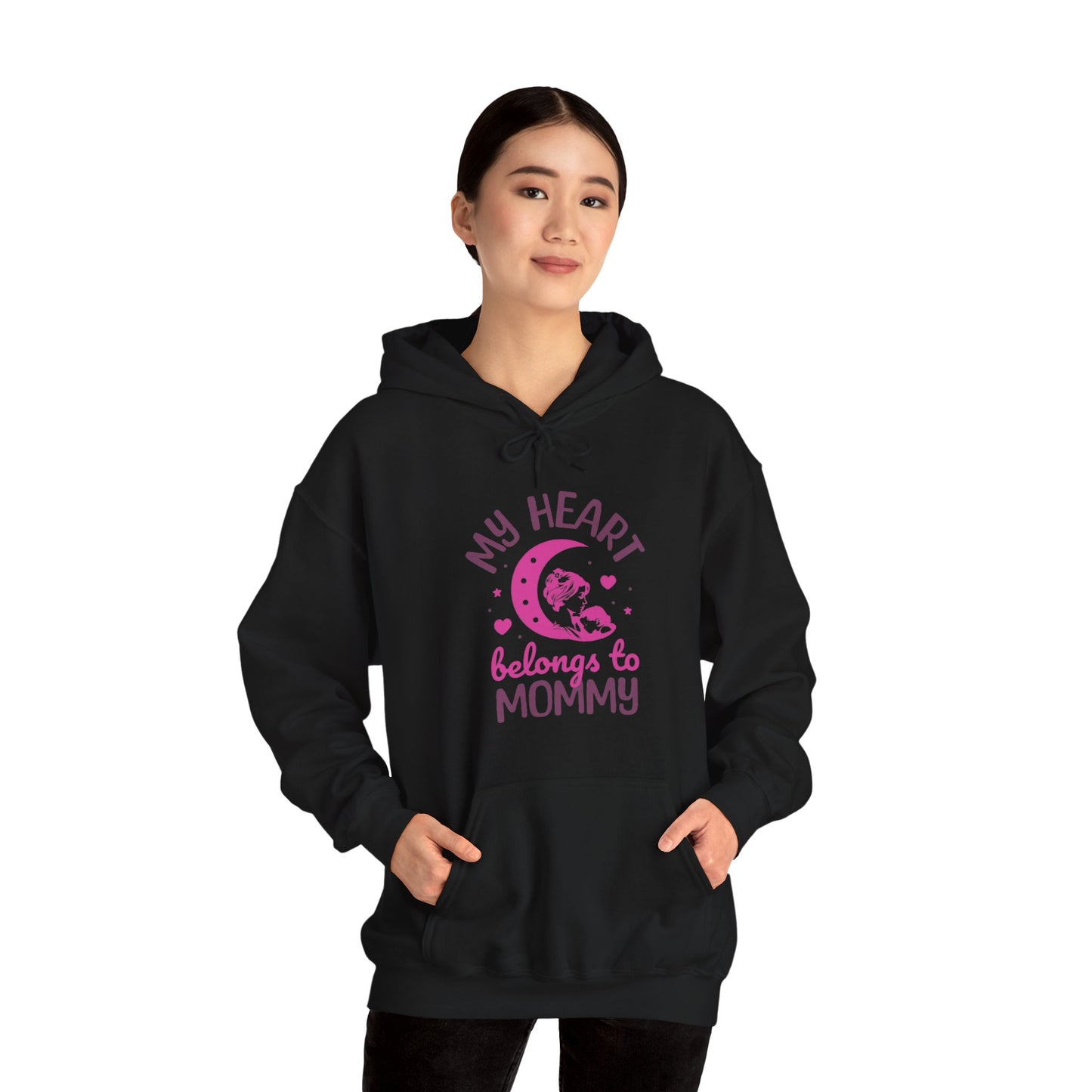 My Heart Belongs To Mommy Hoodie.