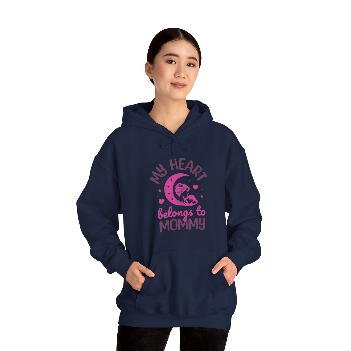My Heart Belongs To Mommy Hoodie.