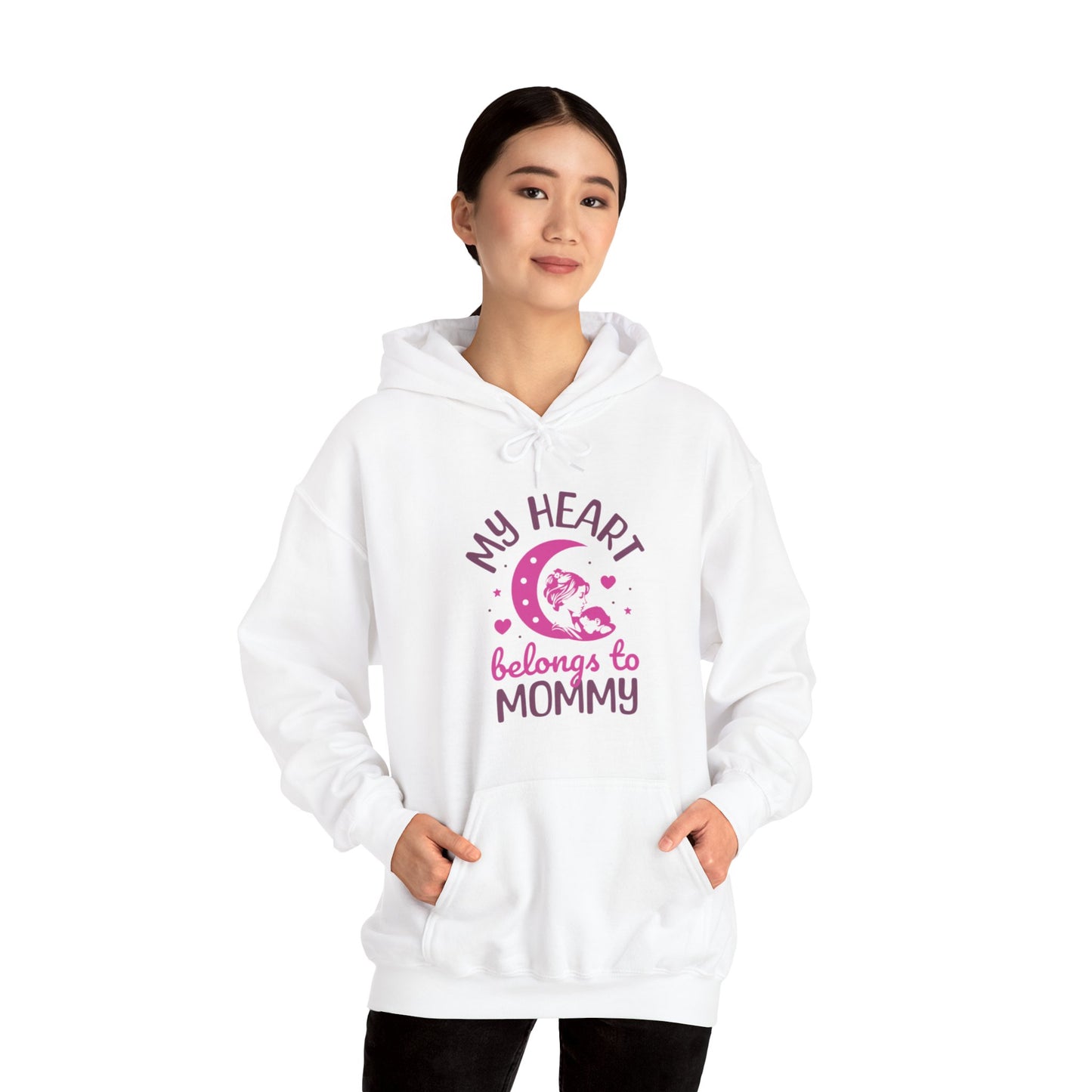 My Heart Belongs To Mommy Hoodie.