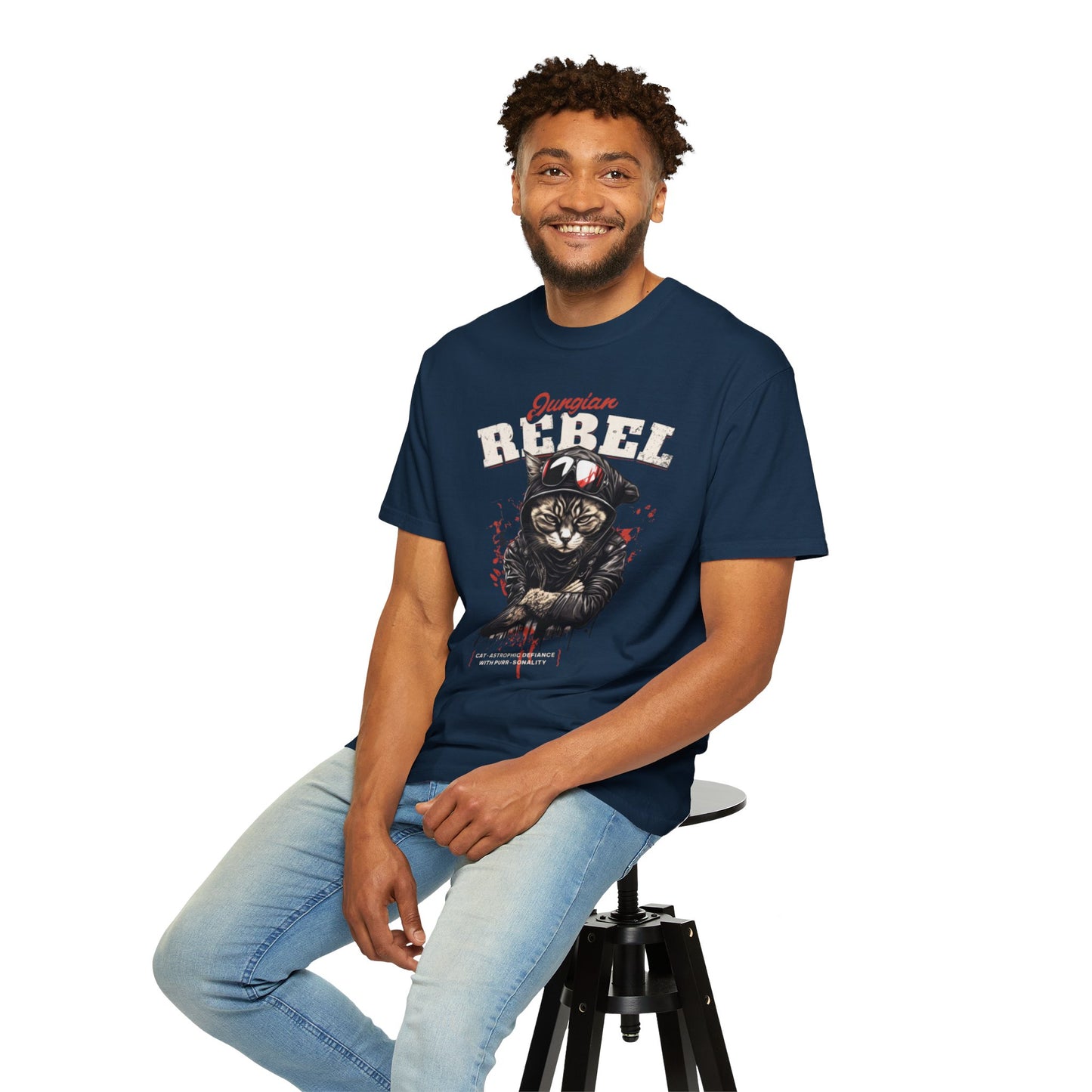 Men's Rebel Cat. T-Shirt