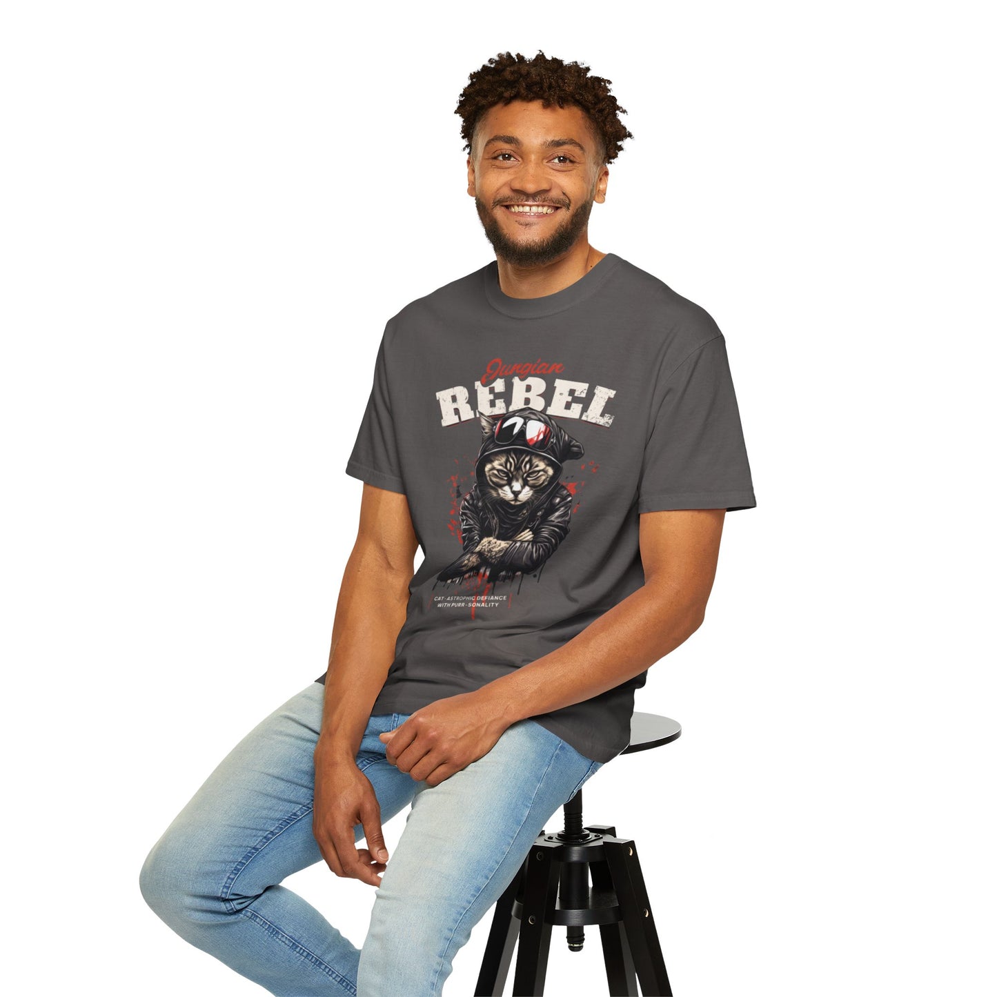 Men's Rebel Cat. T-Shirt