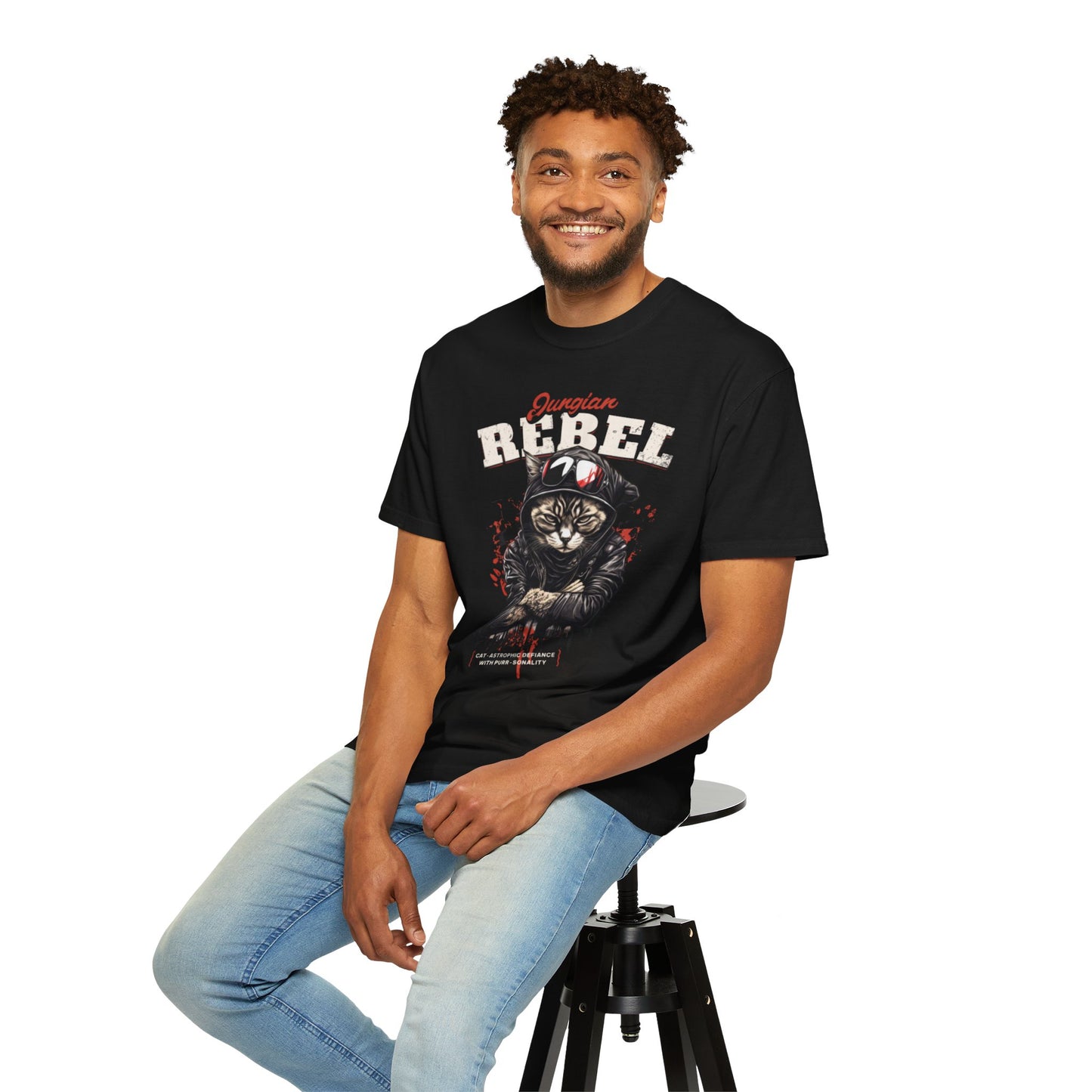 Men's Rebel Cat. T-Shirt