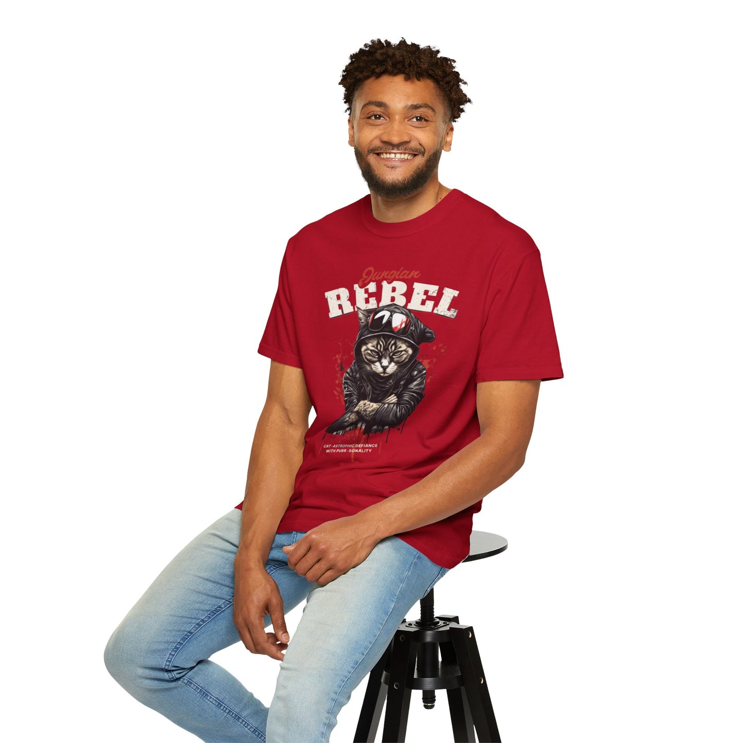 Men's Rebel Cat. T-Shirt