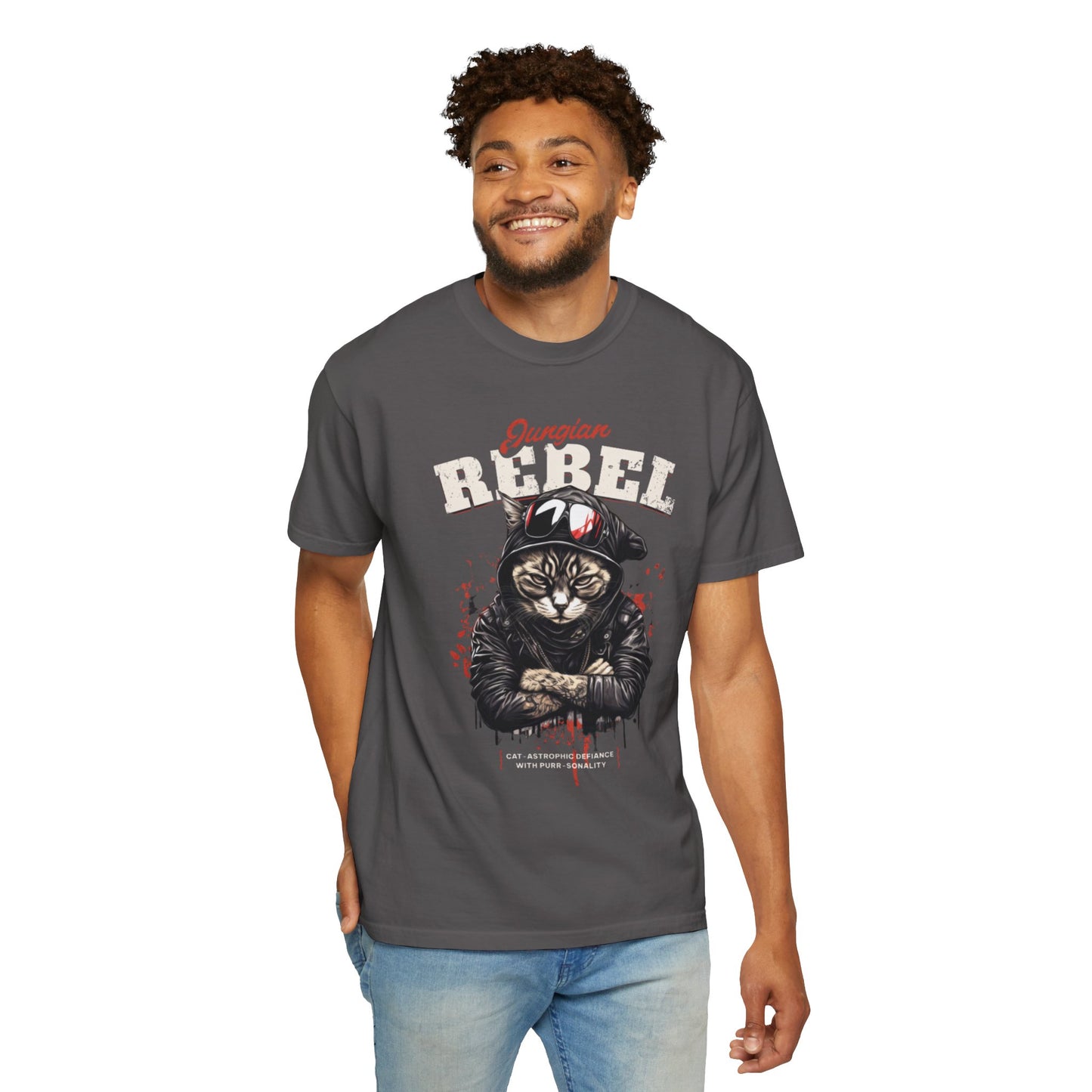 Men's Rebel Cat. T-Shirt