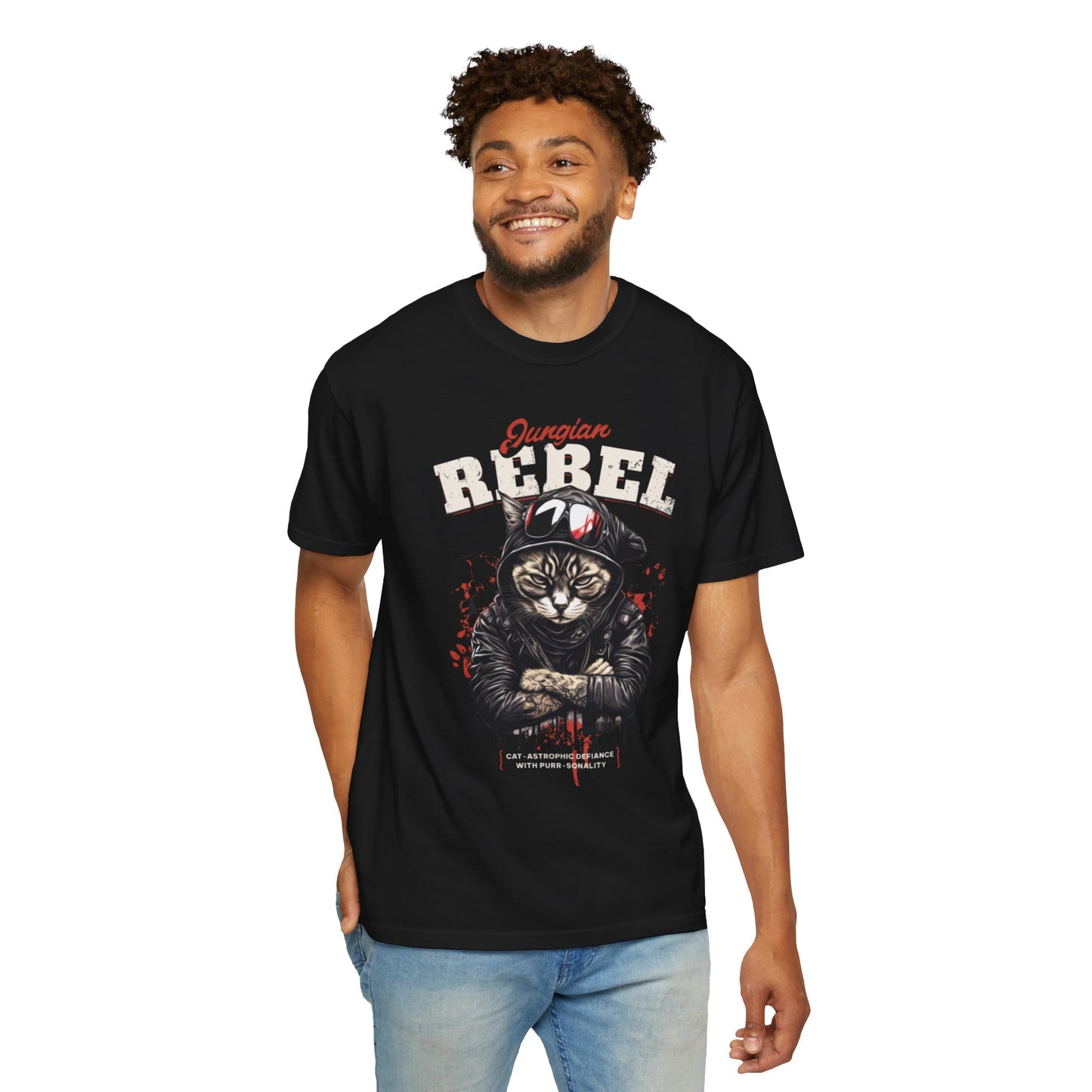 Men's Rebel Cat. T-Shirt