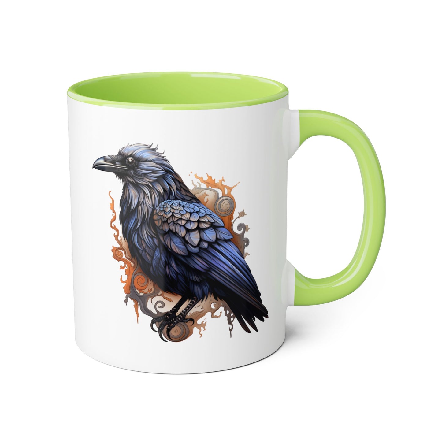 Raven 11 0z two tone ceramic mug