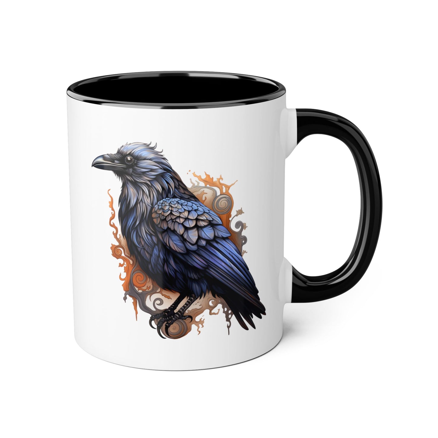 Raven 11 0z two tone ceramic mug
