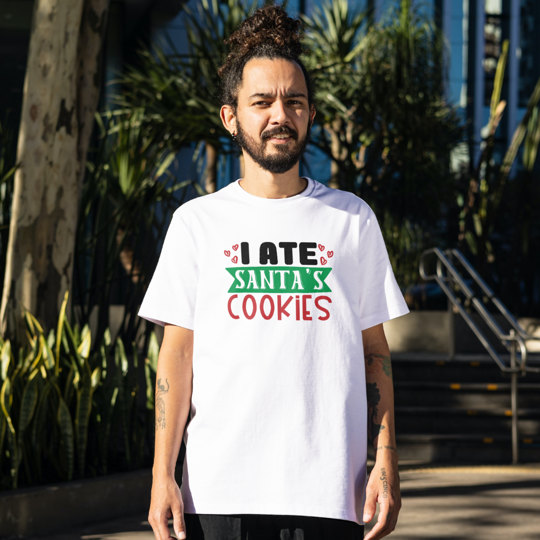 Men's I ate Santa's Cookies Christmas T-Shirt