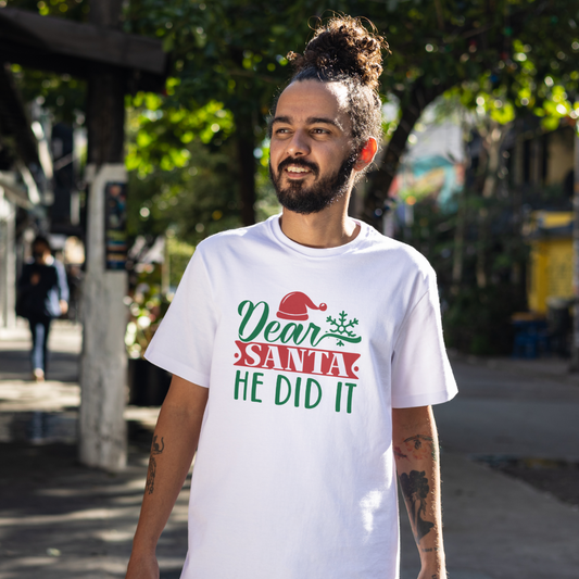 Men's Dear Santa Christmas T-Shirt