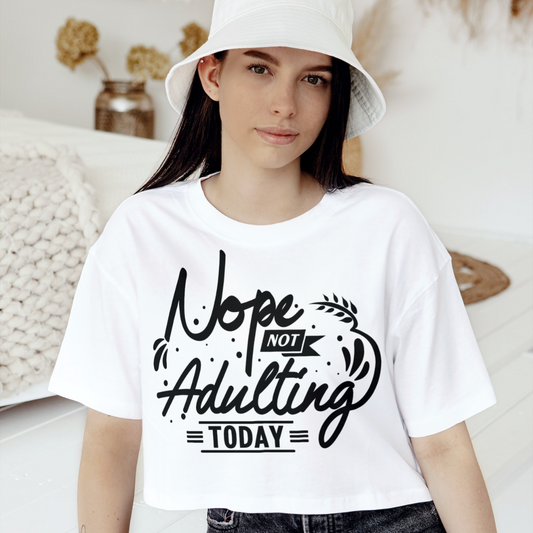 Women's Nope Crop Top