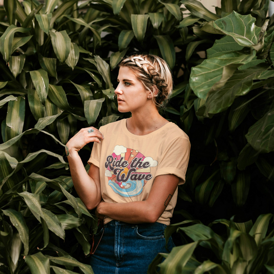 Ride the Wave women's  t-shirt