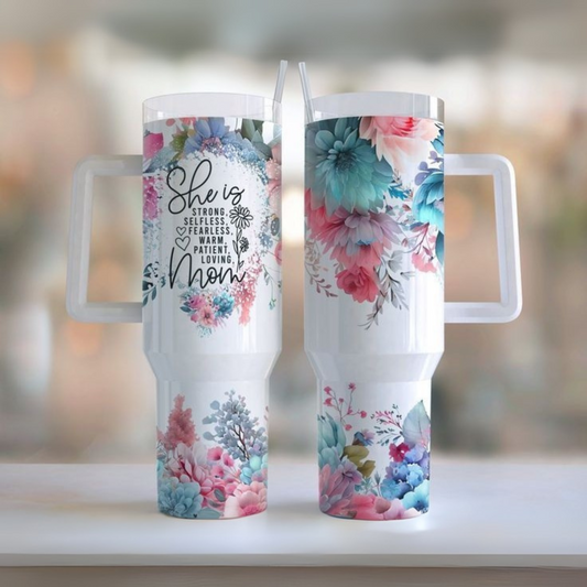 Big jack Stanley dupe 40oz custom floral print