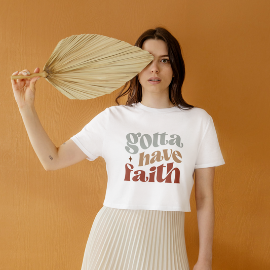 Women's Faith Crop Top