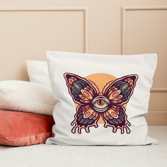 Colorful Moth Pillow