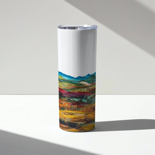 Skinny tumbler 20oz landscape print