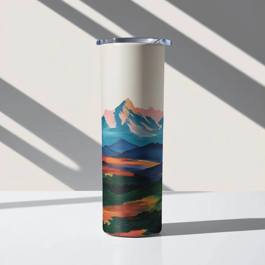 Skinny tumbler 20oz landscape print