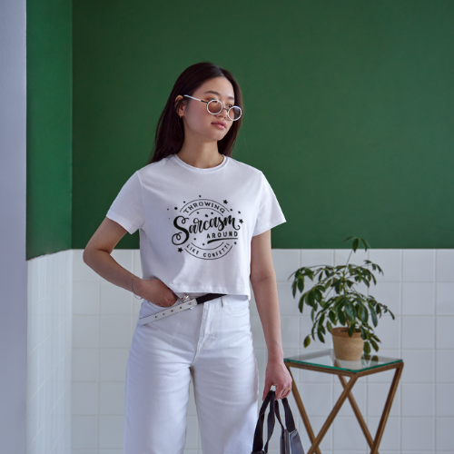 Sarcasm Women's Crop Top