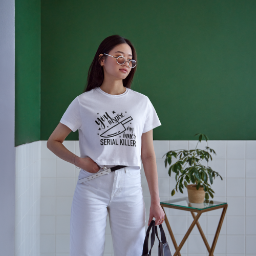 Inner Serial Killer Women's Crop Top