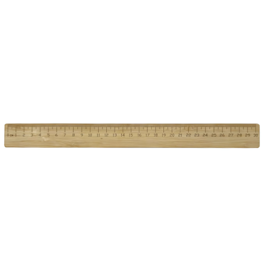 Engraving 30cm Bamboo Ruler