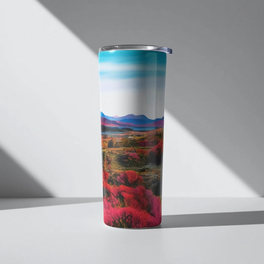 Skinny tumbler 20oz landscape print