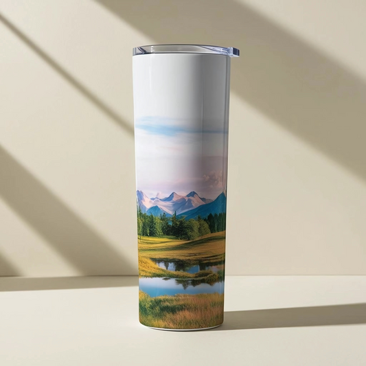 Skinny tumbler 20oz landscape print