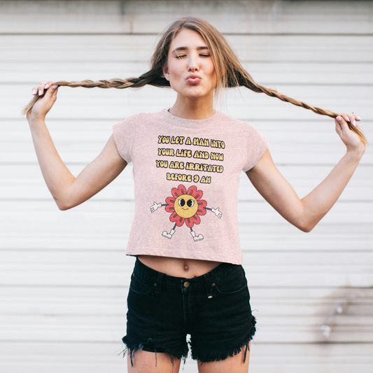 Irritated Before 9 Am Women's Crop Top