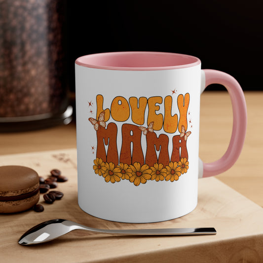 Lovely Mama. Two Tone Mug