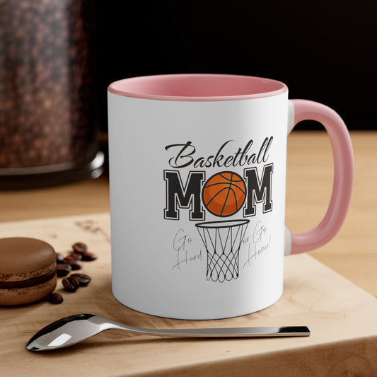 Basketball Mom. Two Tone Mug