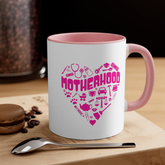 Motherhood. Two Tone Mug