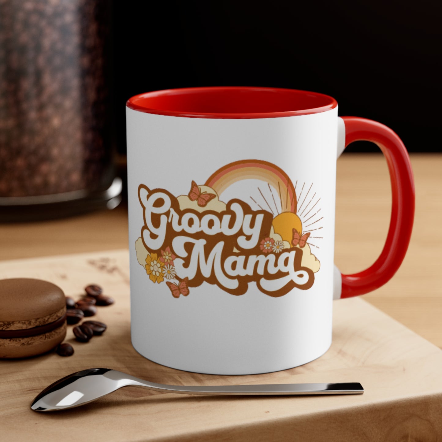 Groovy Mama. Two Tone Mug