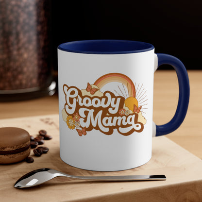 Groovy Mama. Two Tone Mug