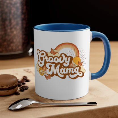 Groovy Mama. Two Tone Mug