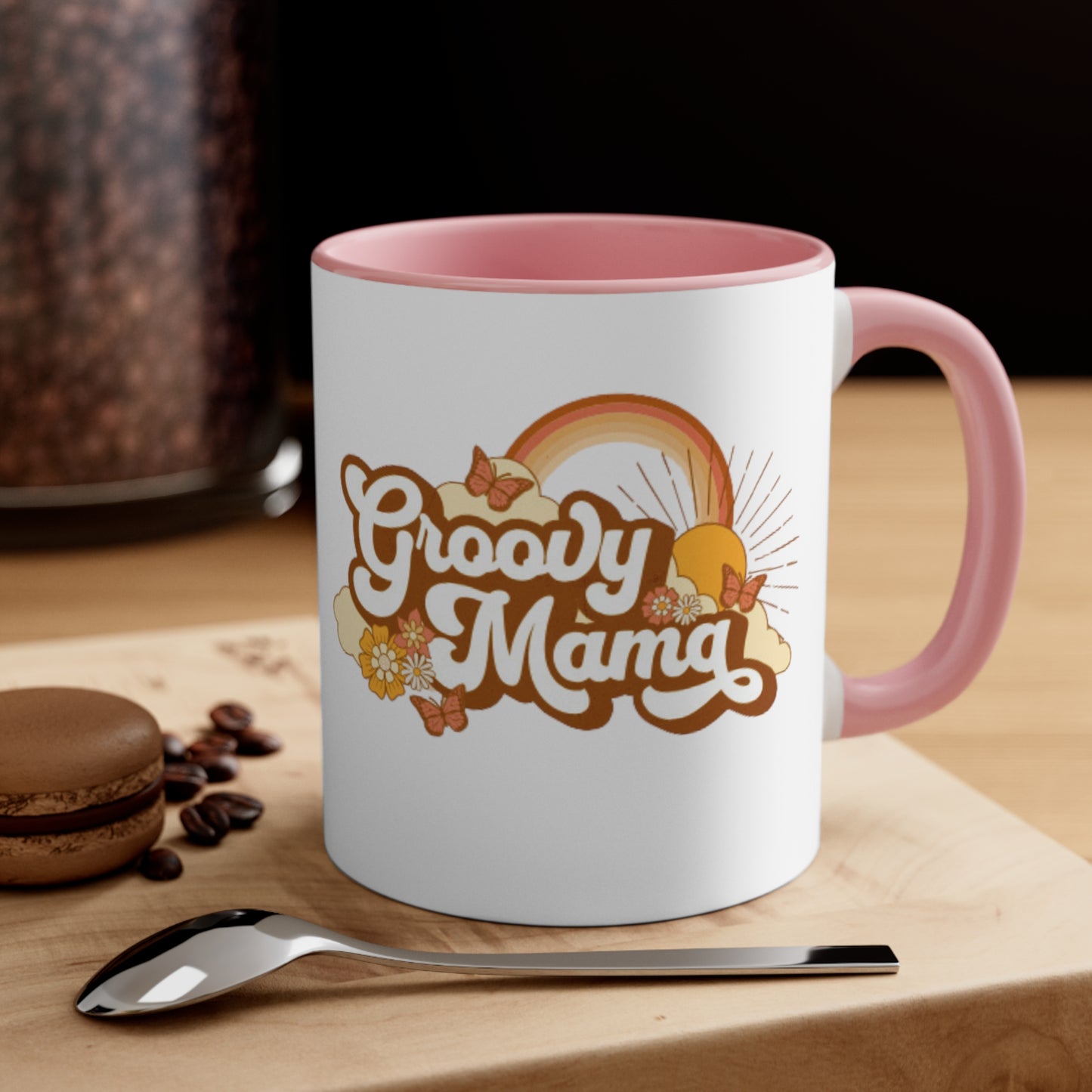 Groovy Mama. Two Tone Mug