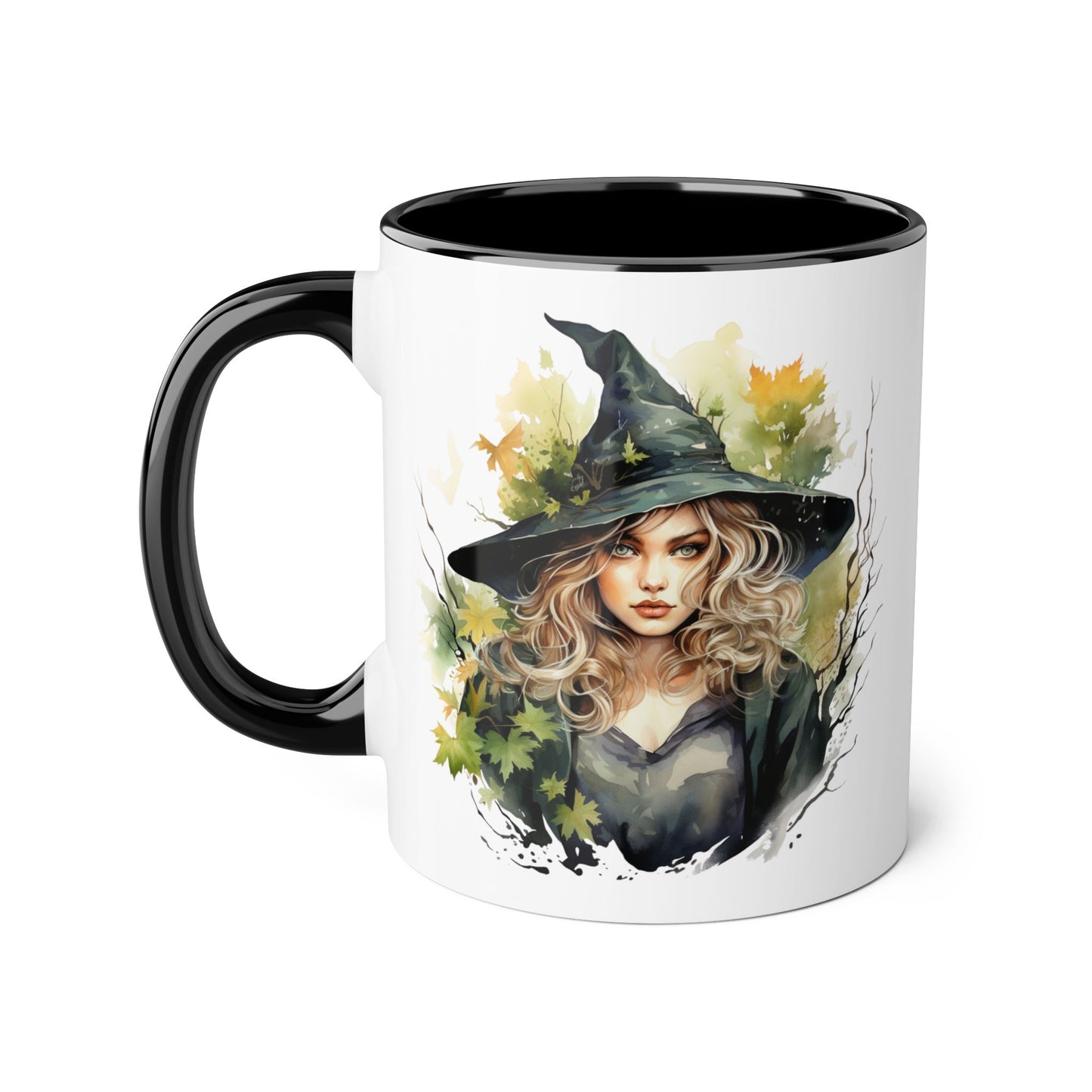 Witchy Vibes Accent Mug - 11oz Coffee Cup with Enchanting Caffeine Design