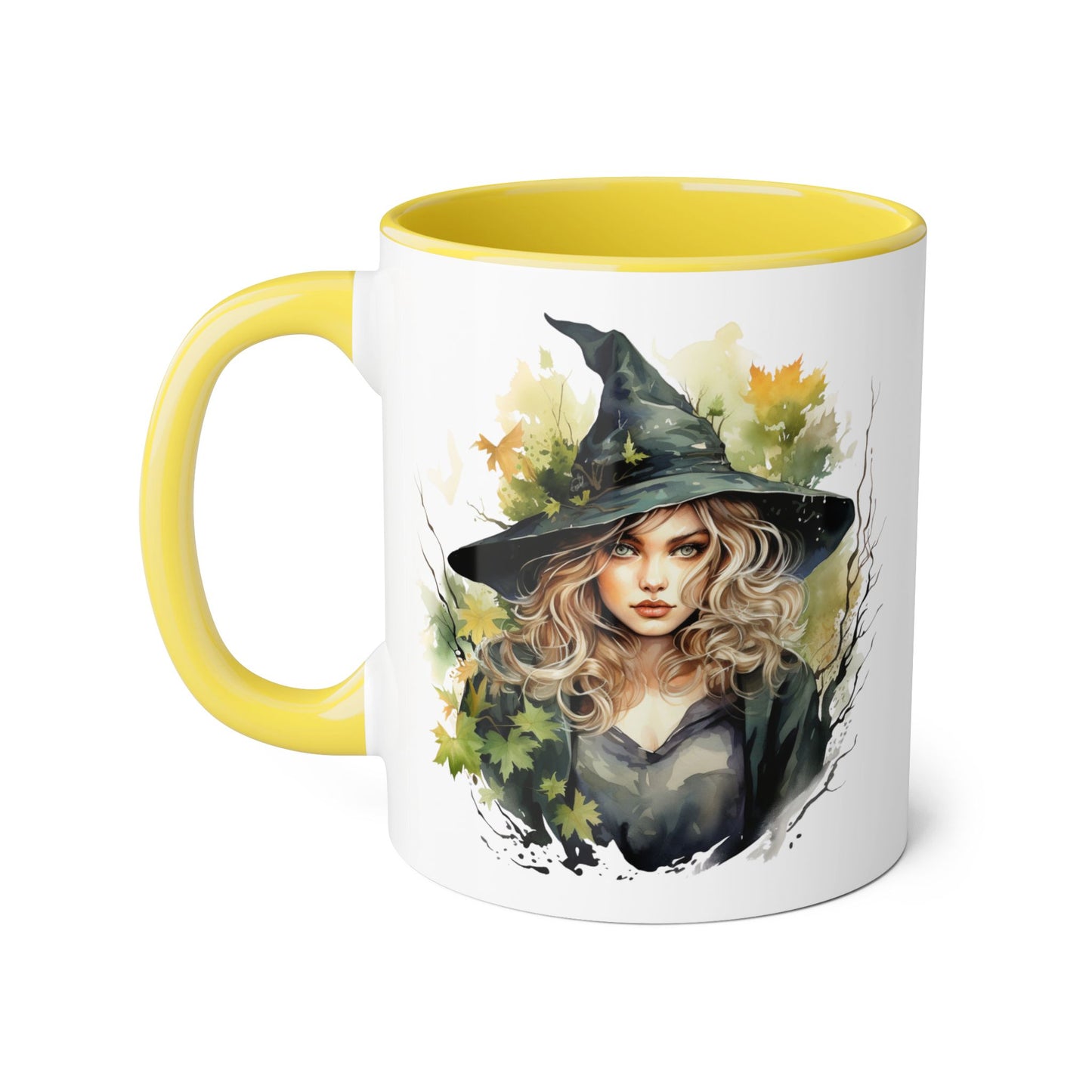 Witchy Vibes Accent Mug - 11oz Coffee Cup with Enchanting Caffeine Design