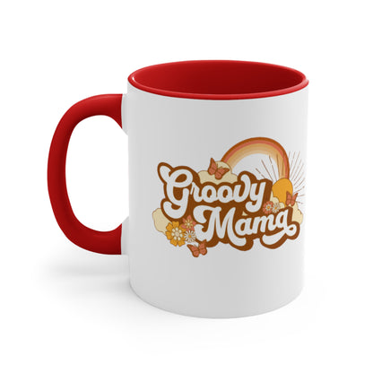 Groovy Mama. Two Tone Mug