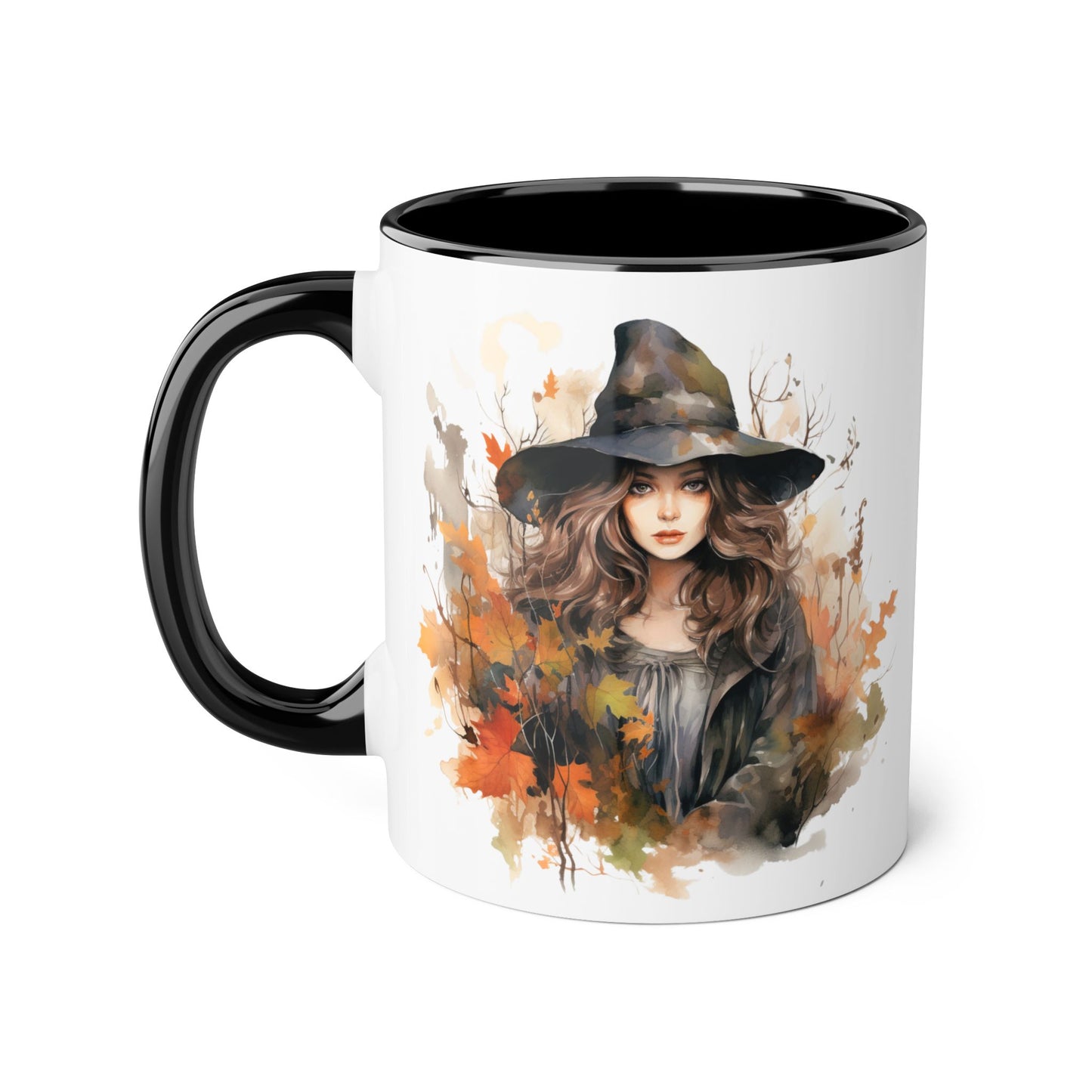 Witchy Vibes Accent Mug - 11oz Coffee Cup with Enchanting Caffeine Design