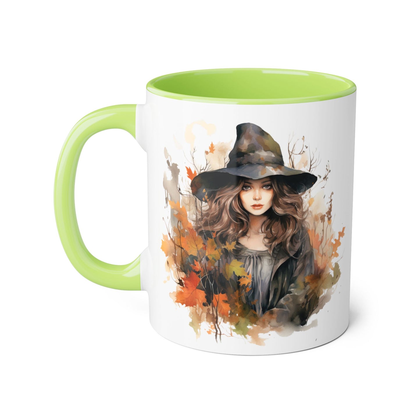 Witchy Vibes Accent Mug - 11oz Coffee Cup with Enchanting Caffeine Design