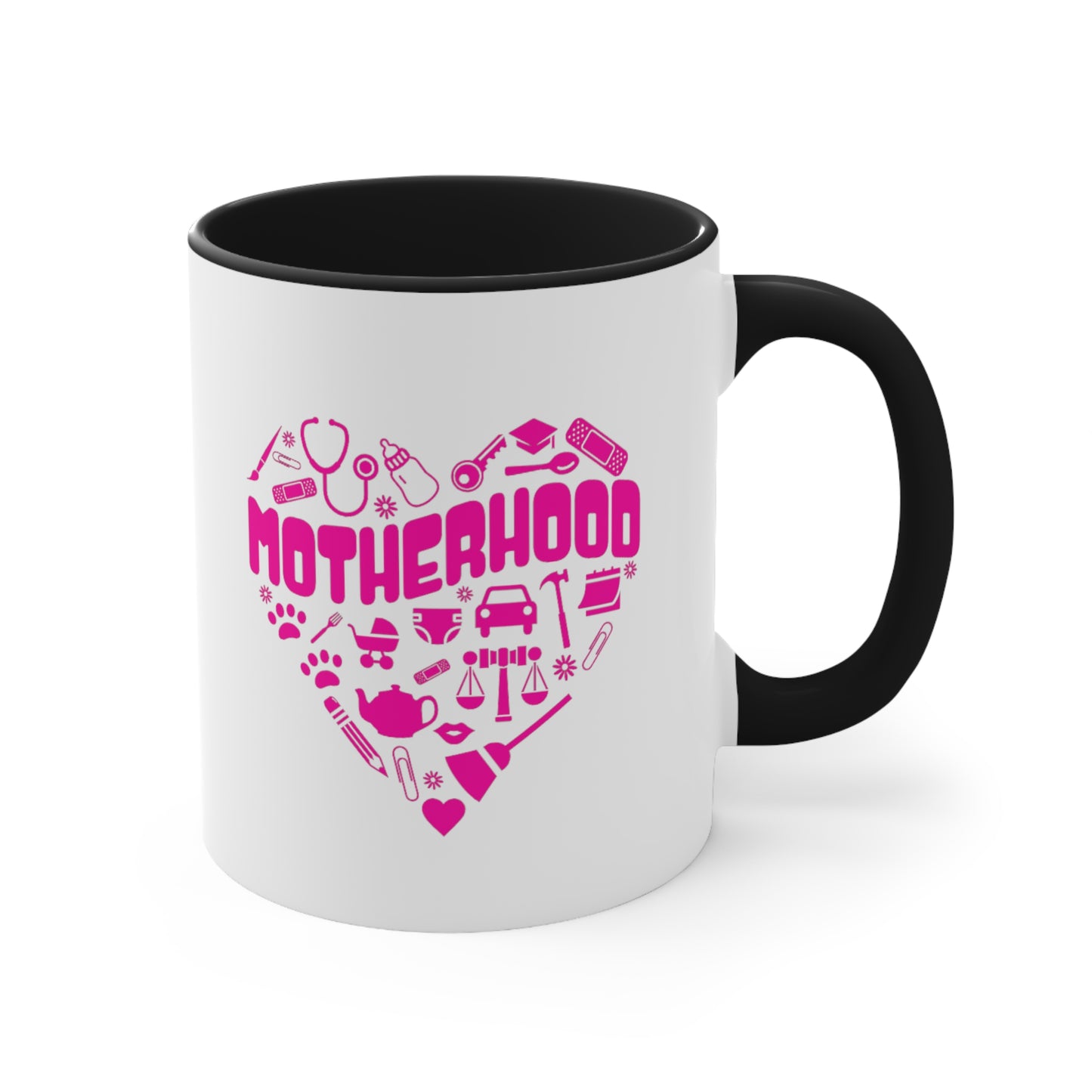 Motherhood. Two Tone Mug