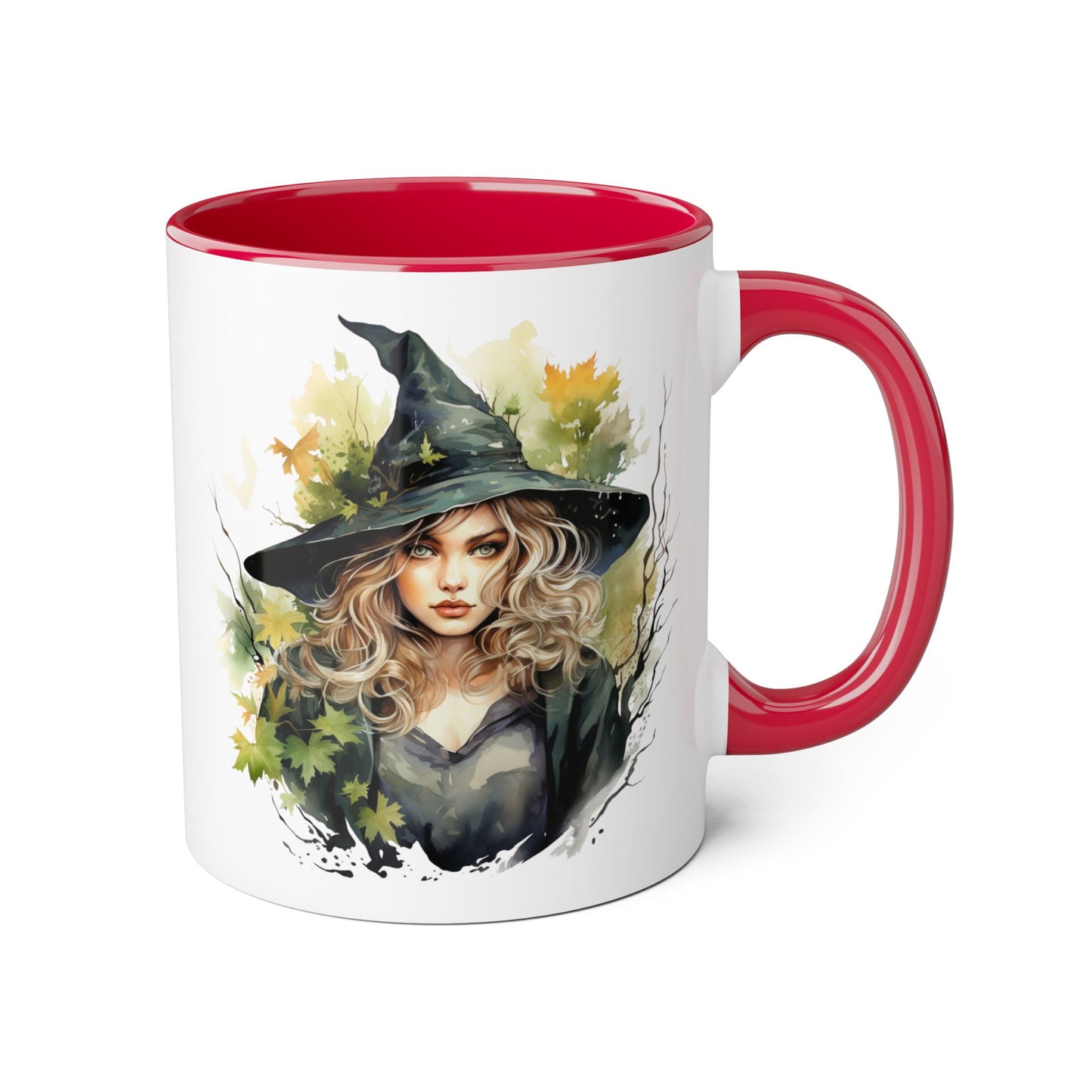 Witchy Vibes Accent Mug - 11oz Coffee Cup with Enchanting Caffeine Design