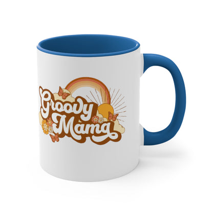 Groovy Mama. Two Tone Mug