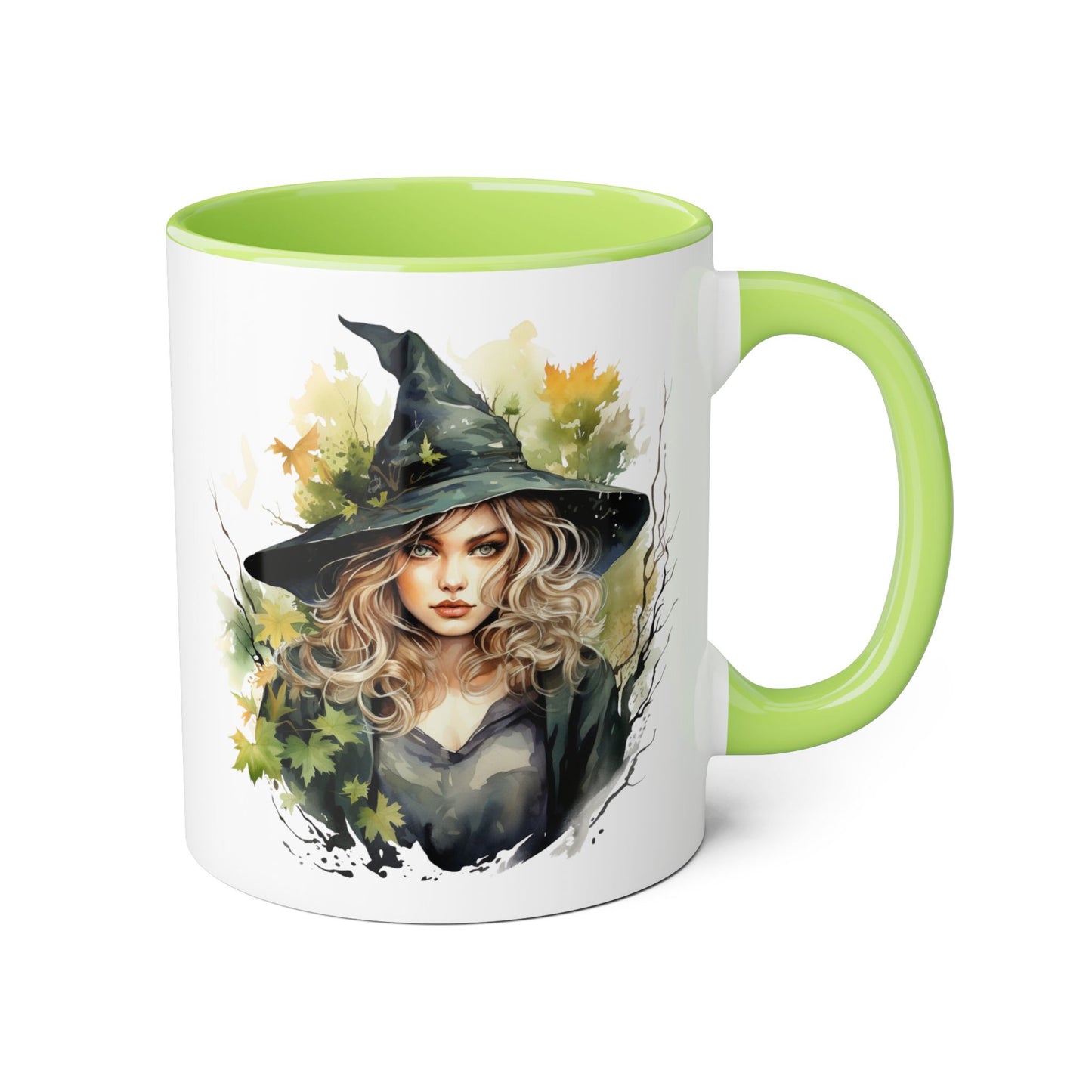 Witchy Vibes Accent Mug - 11oz Coffee Cup with Enchanting Caffeine Design