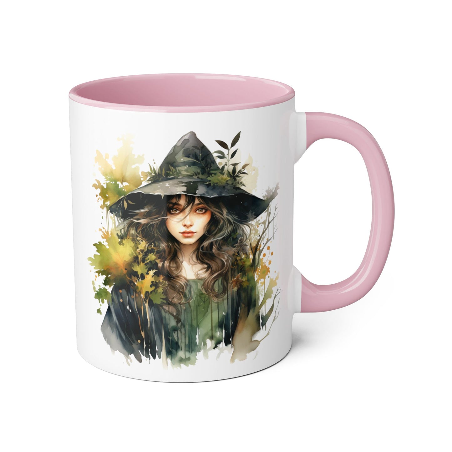 Witchy Vibes Accent Mug - 11oz Coffee Cup with Enchanting Caffeine Design